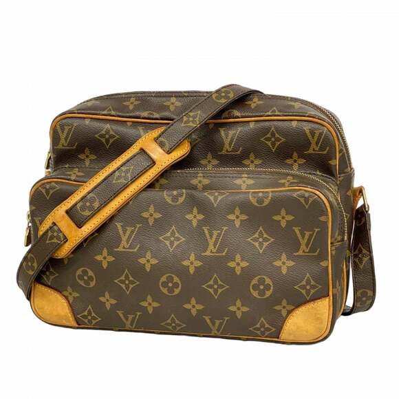 LOUIS VUITTON Brown Monogram Shoulder Bag